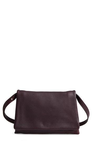 Shinola Leather Convertible Shoulder Bag - Purple