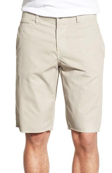 Men's Original Paperbacks 'st. Barts' Raw Edge Shorts - Beige
