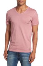 Men's Boss Orange Toulouse V-neck T-shirt - Pink