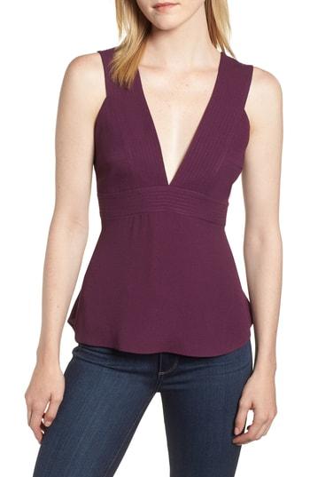 Women's Trouve Seamed Tank, Size - Purple
