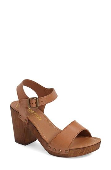 Women's Kenneth Cole Reaction 'log Set' Sandal .5 M - Brown