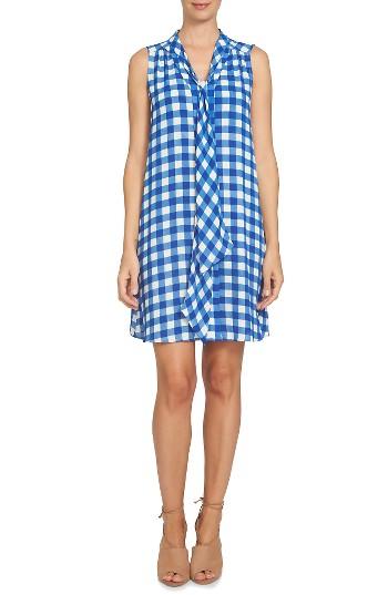 Women's Cece Tie Front Shift Dress