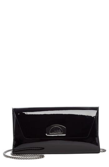 Christian Louboutin Vero Dodat Patent Leather Clutch - Black