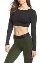 Women's Ivy Park Wrap Crop Top - Black