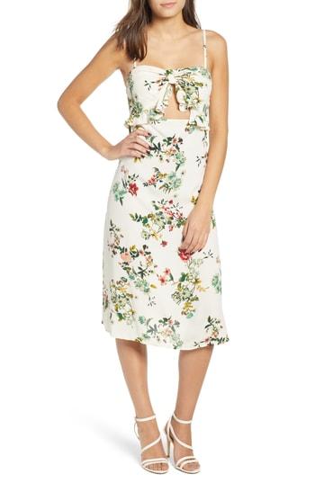 Women's Leith Keyhole Midi Dress, Size - Ivory