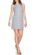 Women's Cece Arlington Sleeveless Embroidered Shift Dress - Blue