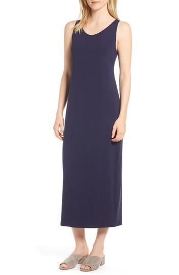 Women's Eileen Fisher Midi Tank Dress - Blue