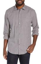 Men's Rodd & Gunn Everton Terrace Regular Fit Gingham Sport Shirt, Size - Burgundy