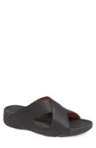 Men's Fitflop(tm) 'xosa(tm)' Leather Slide Sandal
