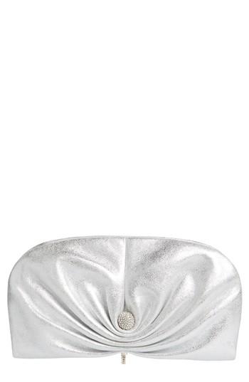 Jimmy Choo Vivien Metallic Leather Clutch - Metallic