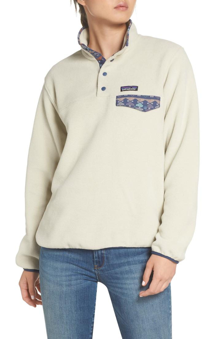 Women's Patagonia Synchilla Snap-t Fleece Pullover - Red