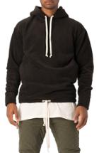 Men's Zanerobe Polar Rugger Hood Sweatshirt - Black