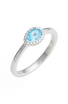 Women's Bony Levy Iris Diamond & Semiprecious Stone Teardrop Ring (nordstrom Exclusive)