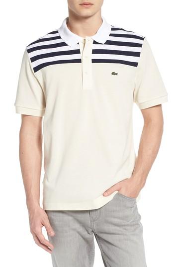 Men's Lacoste 85th Anniversary Polo (m) - Beige