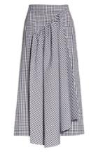 Women's Simone Rocha Three-panel Gingham Midi Skirt Us / 8 Uk - White
