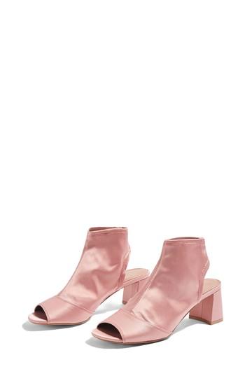 Women's Topshop Disco Stretch Satin Sandals