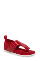 Women's Calvin Klein Dionay Wedge Sandal M - Red