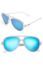 Women's Ray-ban 59mm Aviator Sunglasses - Blue