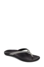 Women's Olukai 'ho Opio' Flip Flop M - Grey