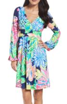 Women's Lilly Pulitzer Fleur Fit & Flare Dress - Blue