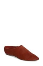 Women's Taryn Rose Elene Genuine Calf Hair Flat M - Brown