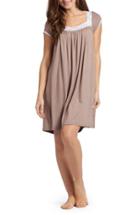 Women's Savi Mom 'the Lace' Maternity/nursing Nightgown - Brown