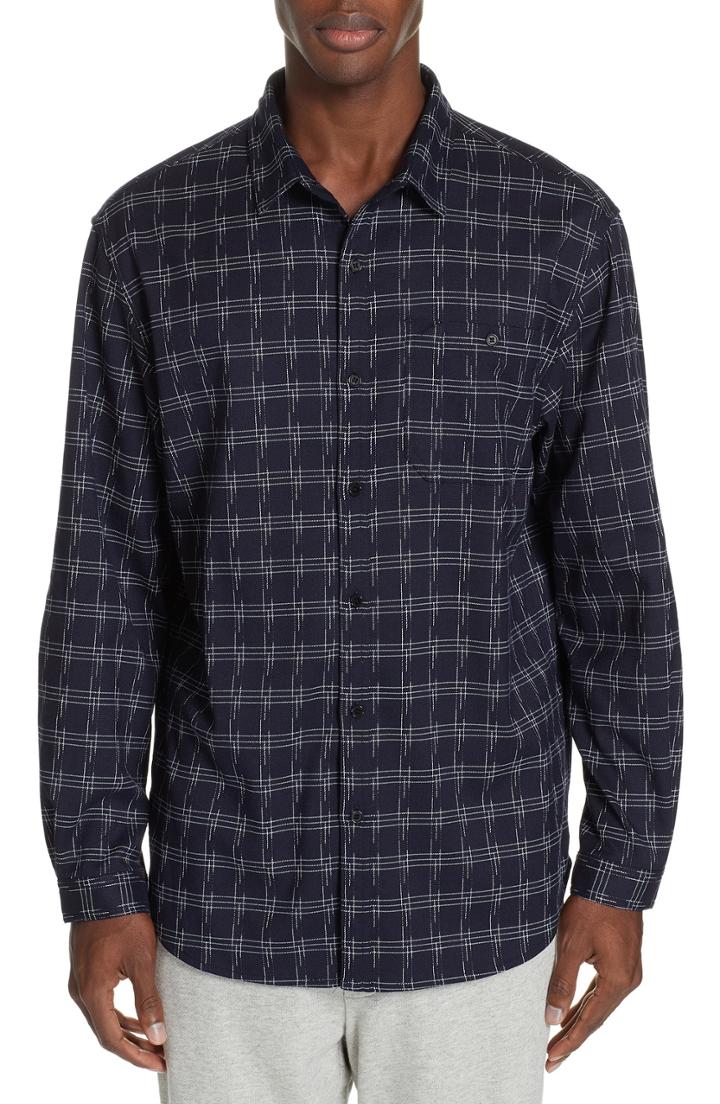 Men's Stampd Core Flannel Shirt - Blue