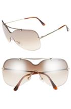 Women's Tom Ford Ondria Gradient Lens Shield Sunglasses -