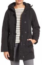 Women's Marc New York By Andrew Marc 'chrissy' Rain Coat With Removable Hood