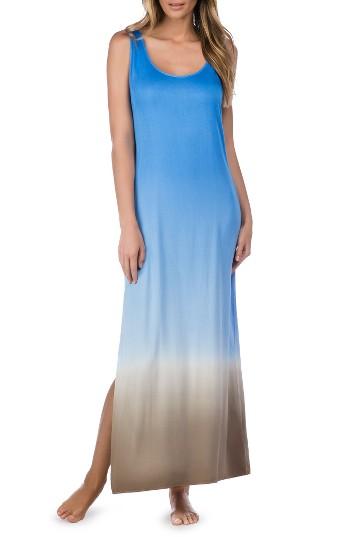 Women's La Blanca Convertible Cover-up Maxi Dress - Blue