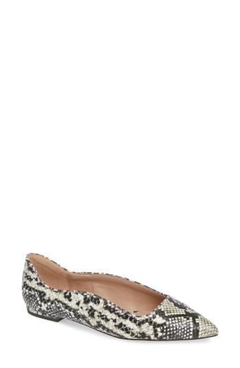 Women's Bcbg Nikita Pointy Toe Flat .5 M - Metallic