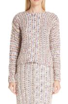 Women's Adam Lippes Tweed Sweater - Ivory