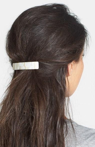 France Luxe Rectangle Barrette