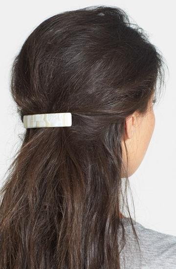 France Luxe Rectangle Barrette