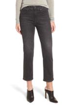 Women's Levi's 724(tm) High Waist Crop Straight Leg Jeans - Black