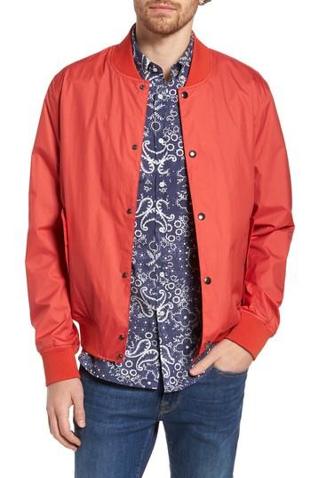 Men's Woolrich John Rich Wallaby Bomber Jacket - Red