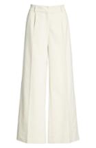 Women's Eileen Fisher Wide Leg Trousers (similar To 14w) - Ivory