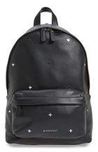 Givenchy Metal Cross Embellished Calfskin Leather Backpack -