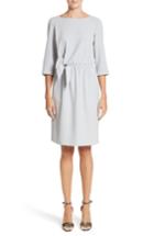Women's Emporio Armani Cady Tie Waist Dress Us / 46 It - Blue