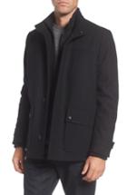 Men's Reaction Kenneth Cole Button Front Coat, Size - Black