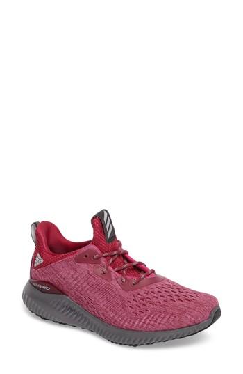 Women's Adidas Alphabounce Em Running Sneaker M - Burgundy