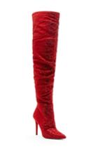 Women's Jessica Simpson Luxella Over The Knee Boot M - Red