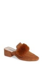 Women's Kristin Cavallari Fearless Faux Fur Mule M - Brown