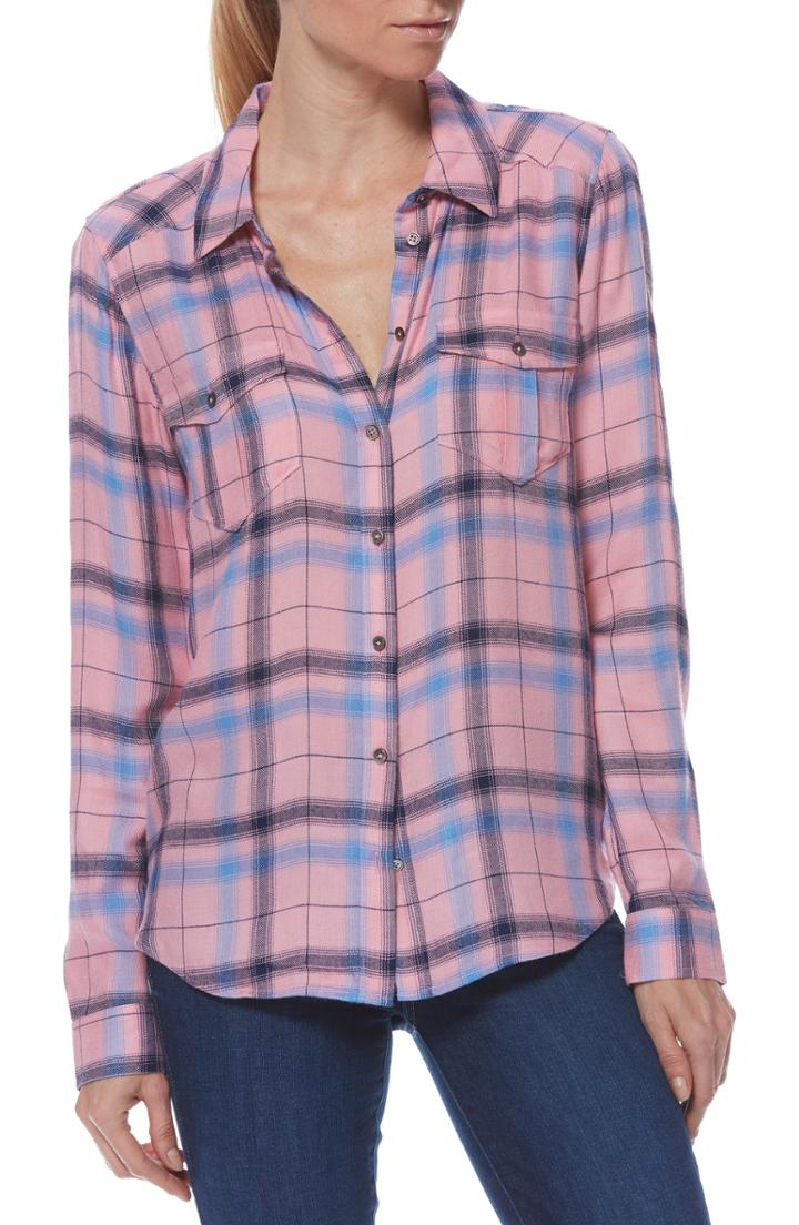 Women's Paige Mya Plaid Shirt - Green