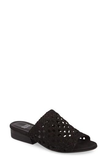 Women's Eileen Fisher Aloe Slide Sandal .5 M - Black