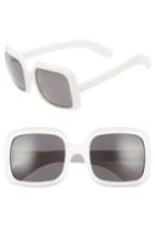 Women's Bp. Retro Square Sunglasses - White/ Black