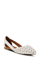 Women's Spring Step Delorse Flat .5-6us / 36eu - White