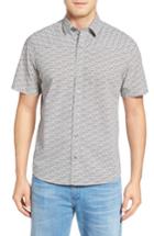 Men's Maker & Company Wavy Day Print Sport Shirt - Grey