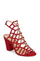 Women's Vince Camuto Naveen Cage Sandal M - Red