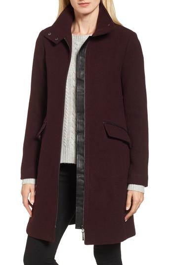Women's Ellen Tracy A-line Coat - Red